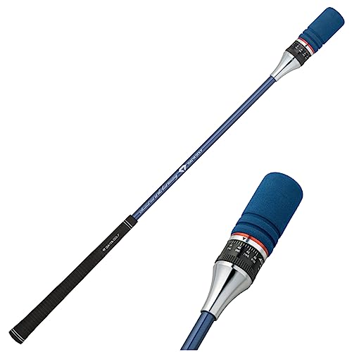 ダイヤゴルフ(DAIYA GOLF) スイング練習機 ゴルフ練習器 ユニセックス ユニフレックス ダイヤスイング527 TR-527 両手 ブルー 屋内 道具 練習用クラブ 練習用バット スイング練習機 ゴルフ棒 しなり